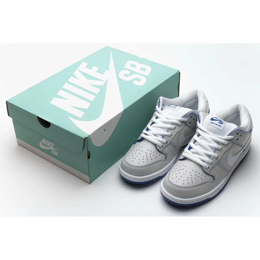 Bstsneaker- Nike SB Dunk Low Premium White Game Royal CJ6884-100 
