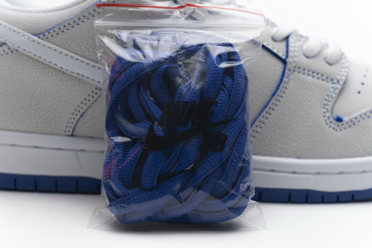 Bstsneaker- Nike SB Dunk Low Premium White Game Royal CJ6884-100 