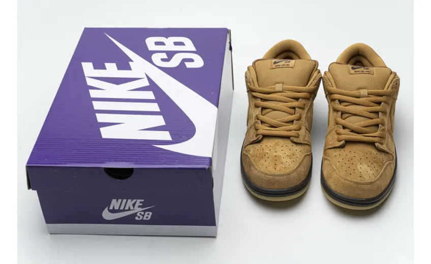 Bstsneaker- Nike SB Dunk Low Wheat Mocha BQ6817-204 