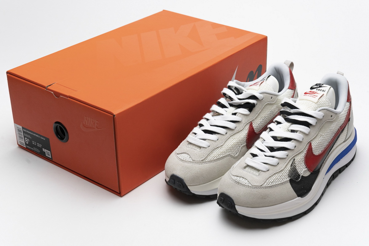 Bstsneaker- Sacai x Nike Pegasua Vaporfly Villain Grey Blue Red CV1363-100