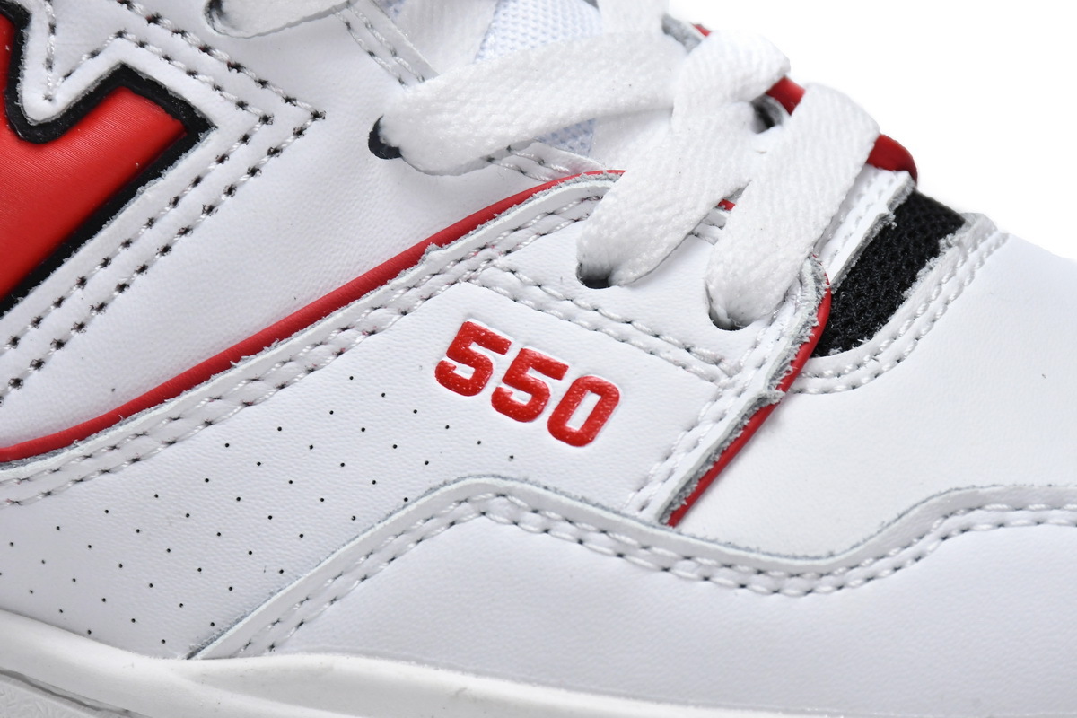 Bstsneaker-New Balance 550 White Red