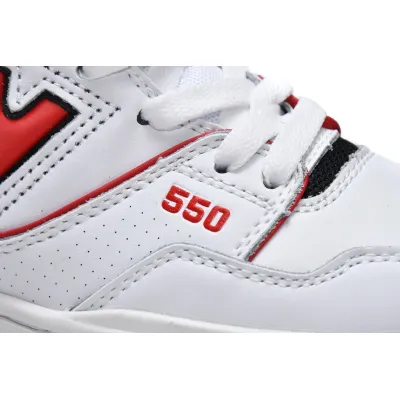 Bstsneaker-New Balance 550 White Red 02