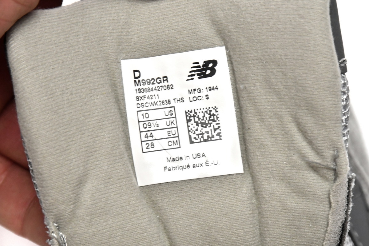 Bstsneaker-New Balance 992 Grey M992GR