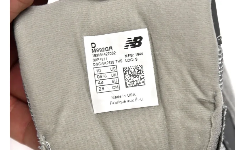 Bstsneaker-New Balance 992 Grey M992GR