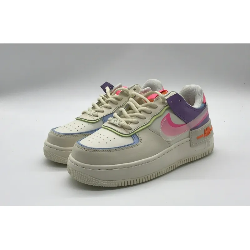 Bstsneaker-Nike Air Force 1 Shadow Beige Pale Ivory (W) CU3012-164 (1:1 Batch) 