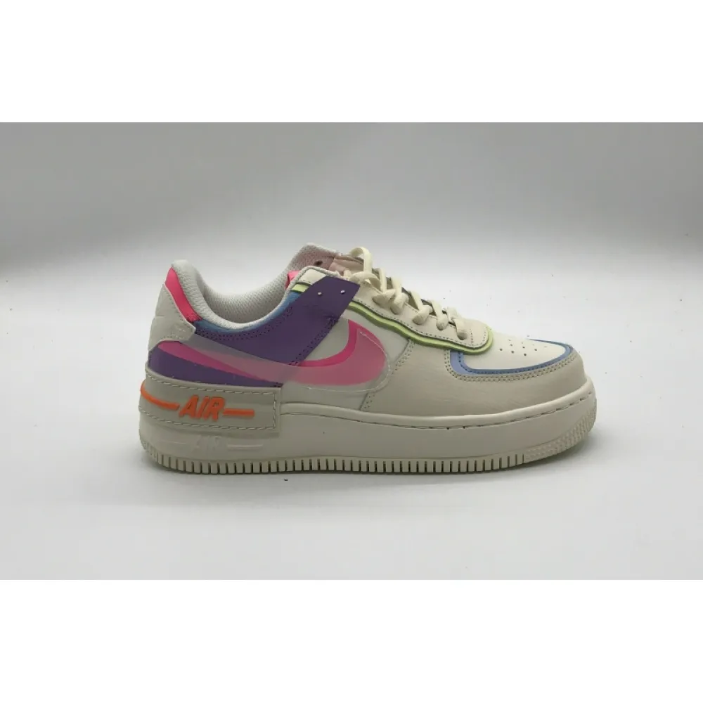 Bstsneaker-Nike Air Force 1 Shadow Beige Pale Ivory (W) CU3012-164 (1:1 Batch) 