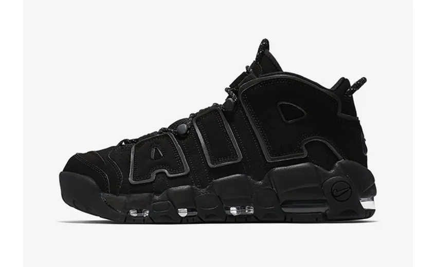 Nike Air More Uptempo All Black 414962-004