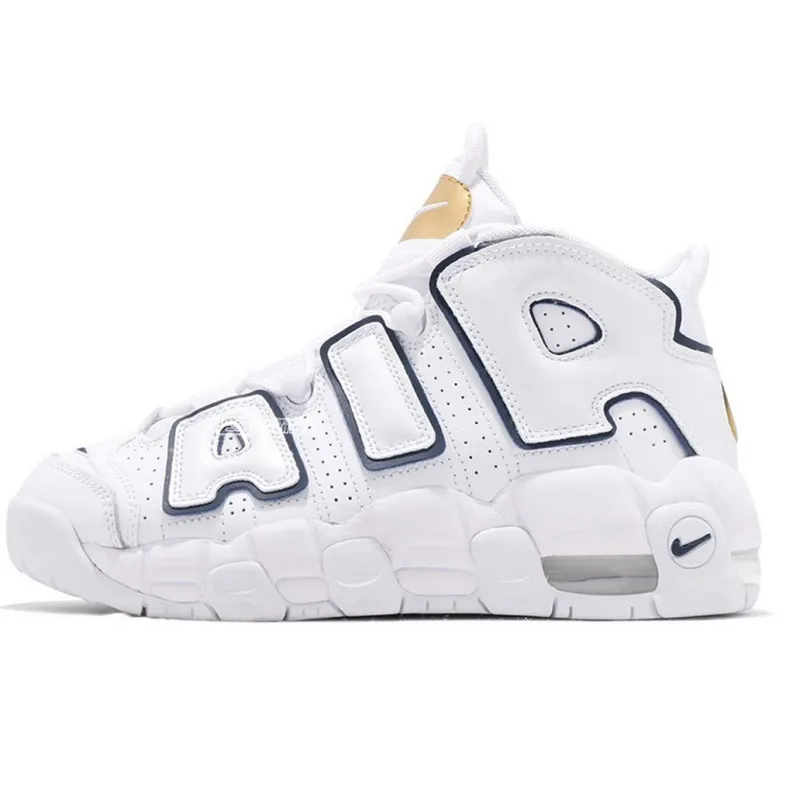 Nike Air More Uptempo White Midnight Navy 415082-109