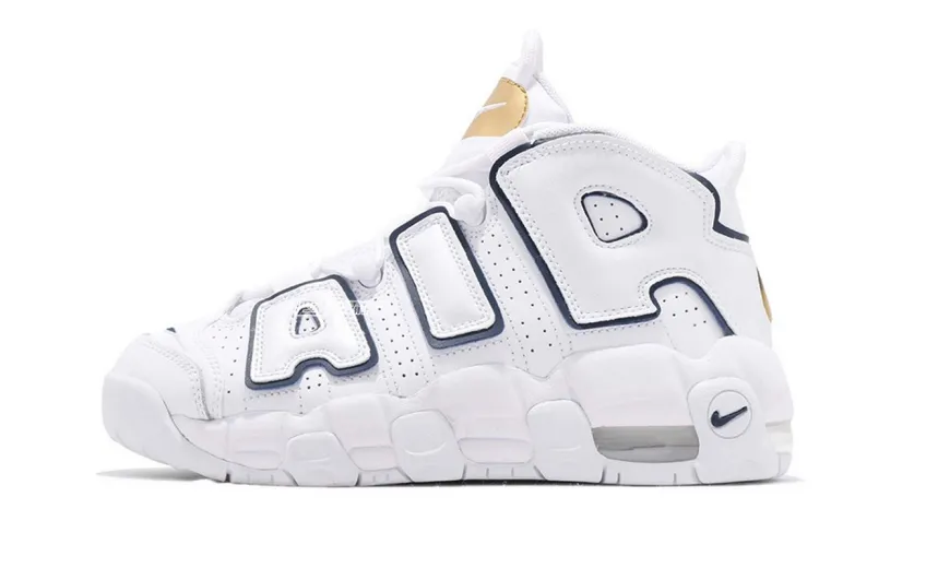 Nike Air More Uptempo White Midnight Navy 415082-109