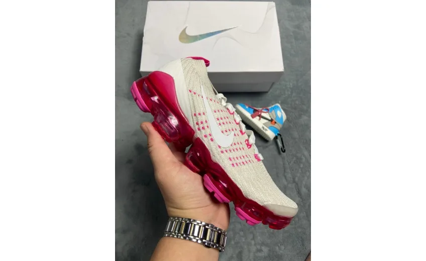 Bstsneaker-Nike Air VaporMax Flyknit 3 Phantom Laser Fuchsia (W) AJ6910-005 