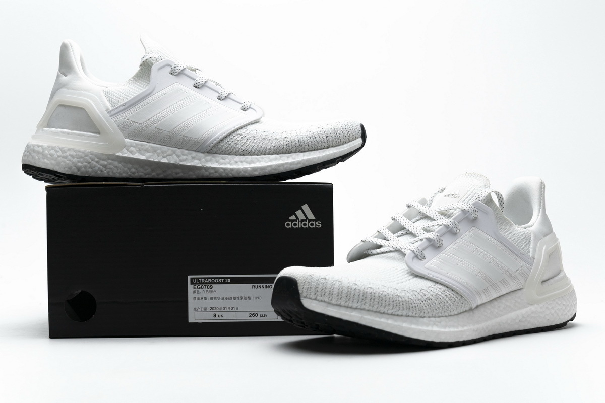 Bstsneaker- Adidas Ultra Boost 20 White Reflective EG0709 
