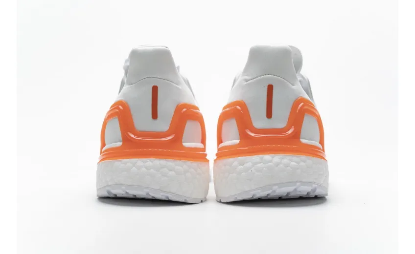  Adidas Ultra Boost 20 White Sharp Blue True Orange EG0768 
