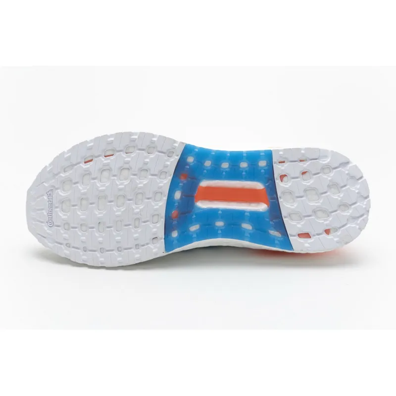  Adidas Ultra Boost 20 White Sharp Blue True Orange EG0768 