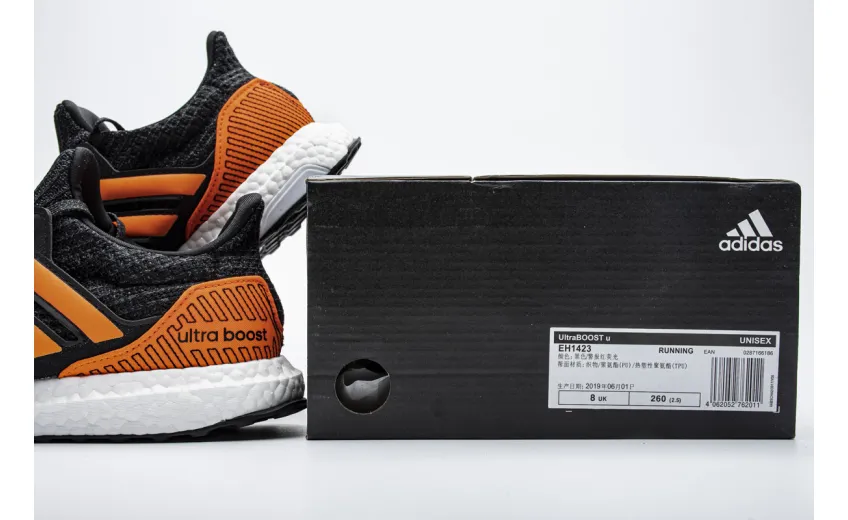 Bstsneaker- Adidas Ultra Boost Core Black Solar Orange EH1423 