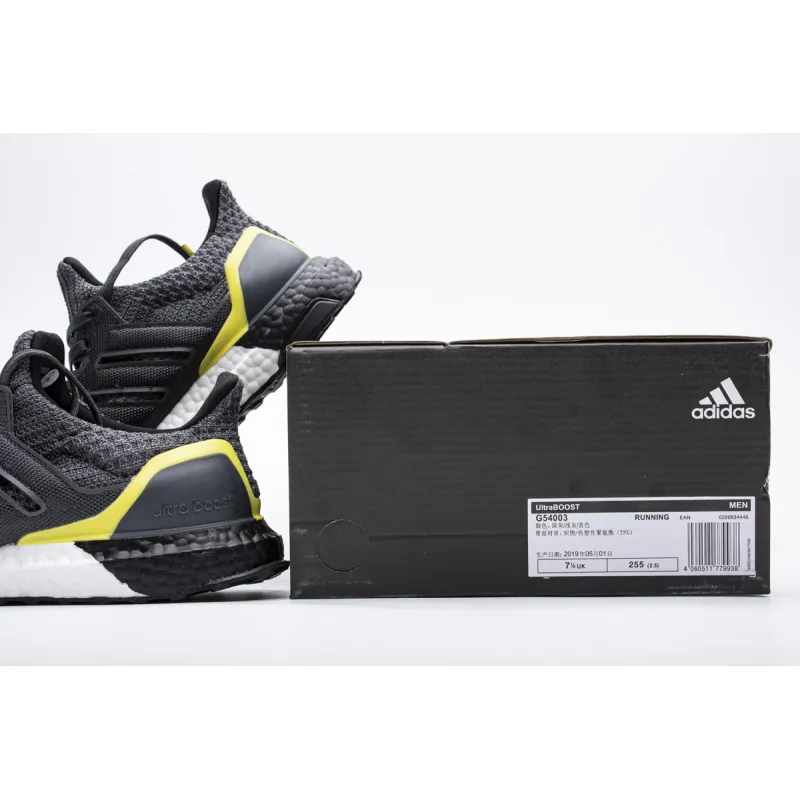Bstsneaker- Adidas Ultra Boots 4.0 Grey Black Yellow G54003 
