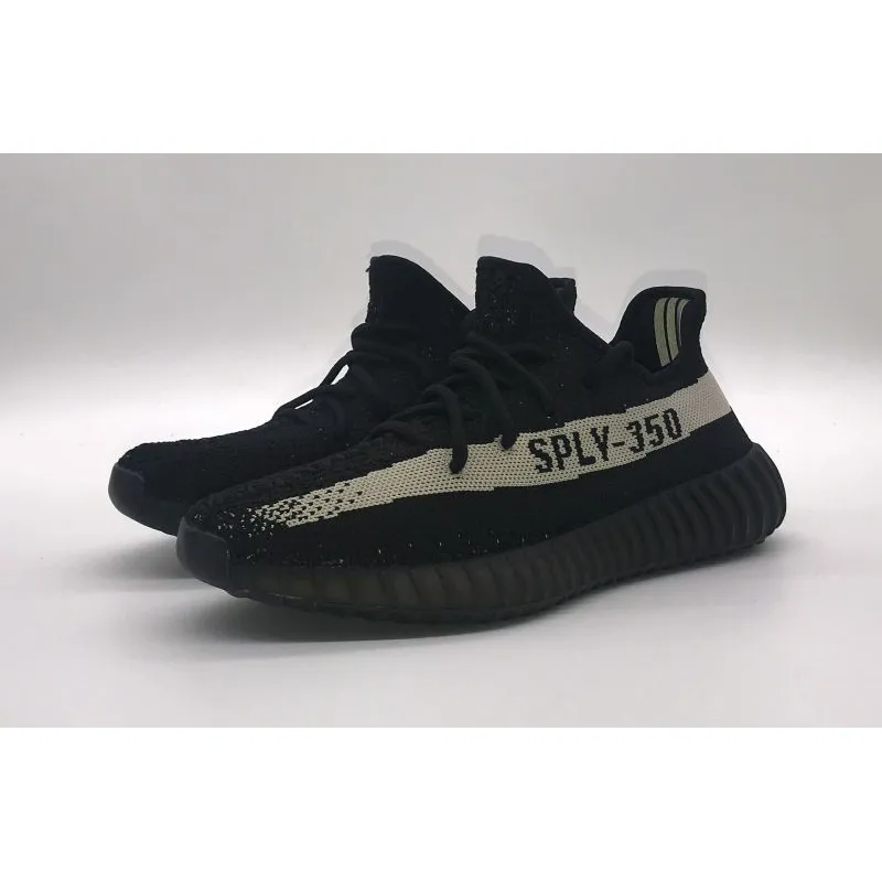 Adidas Yeezy Boost 350 V2 Core Black White BY1604 