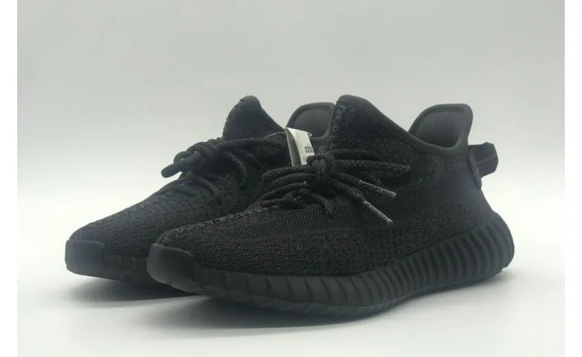 Bstsneaker- Adidas Yeezy Boost 350 V2 Static Black (Reflective) FU9007 