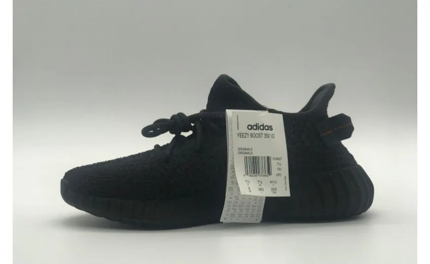 Bstsneaker- Adidas Yeezy Boost 350 V2 Static Black (Reflective) FU9007 