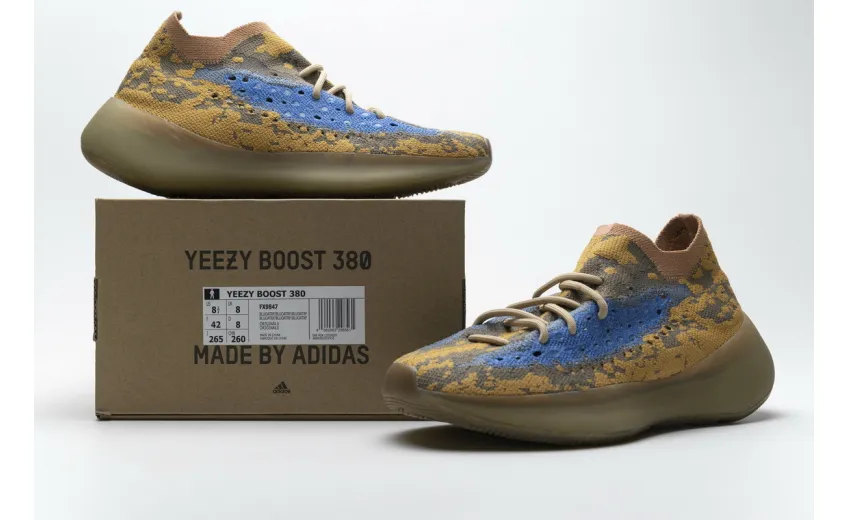 Bstsneaker- Adidas Yeezy Boost 380 Blue Oat Reflective FX9847 