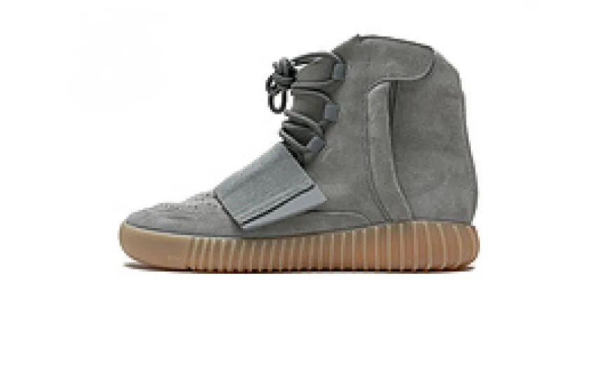 Bstsneaker- Adidas Yeezy Boost 750 Light Grey Glow In the Dark BB1840 