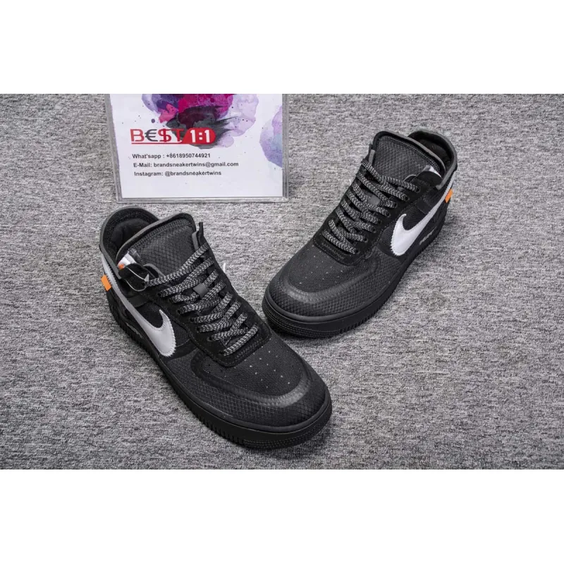  Air Force 1 Low Off-White Black White AO4606-001 