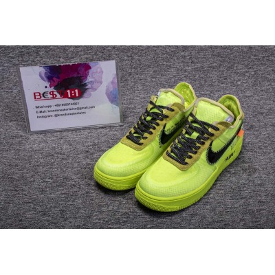 Bstsneaker- Air Force 1 Low Off-White Volt AO4606-700  02