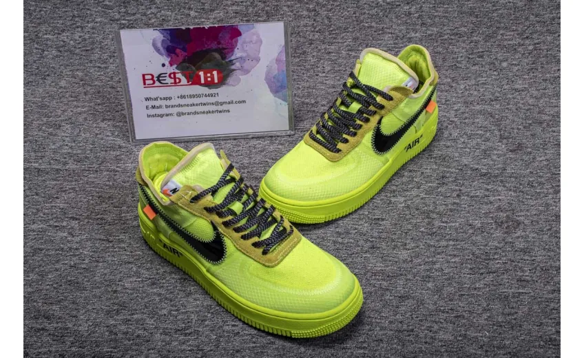 Bstsneaker- Air Force 1 Low Off-White Volt AO4606-700 