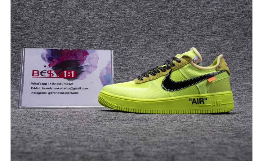 Bstsneaker- Air Force 1 Low Off-White Volt AO4606-700 