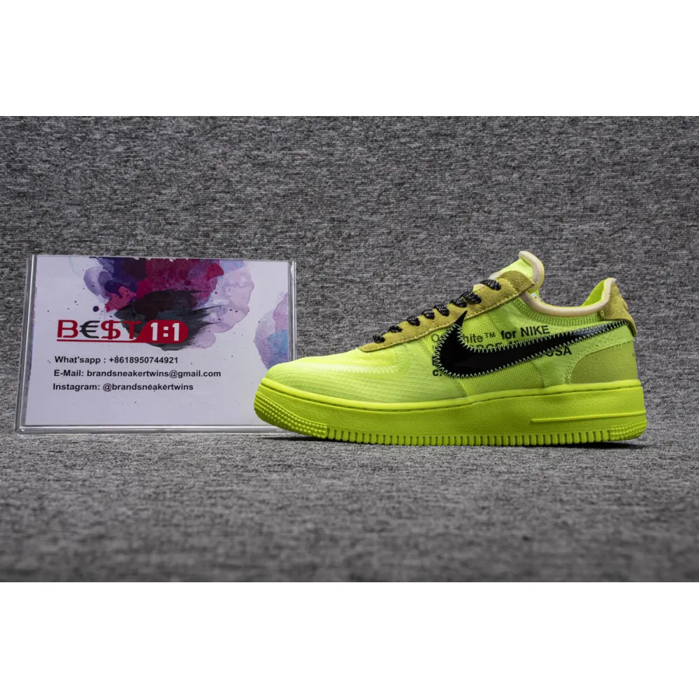 Bstsneaker- Air Force 1 Low Off-White Volt AO4606-700 