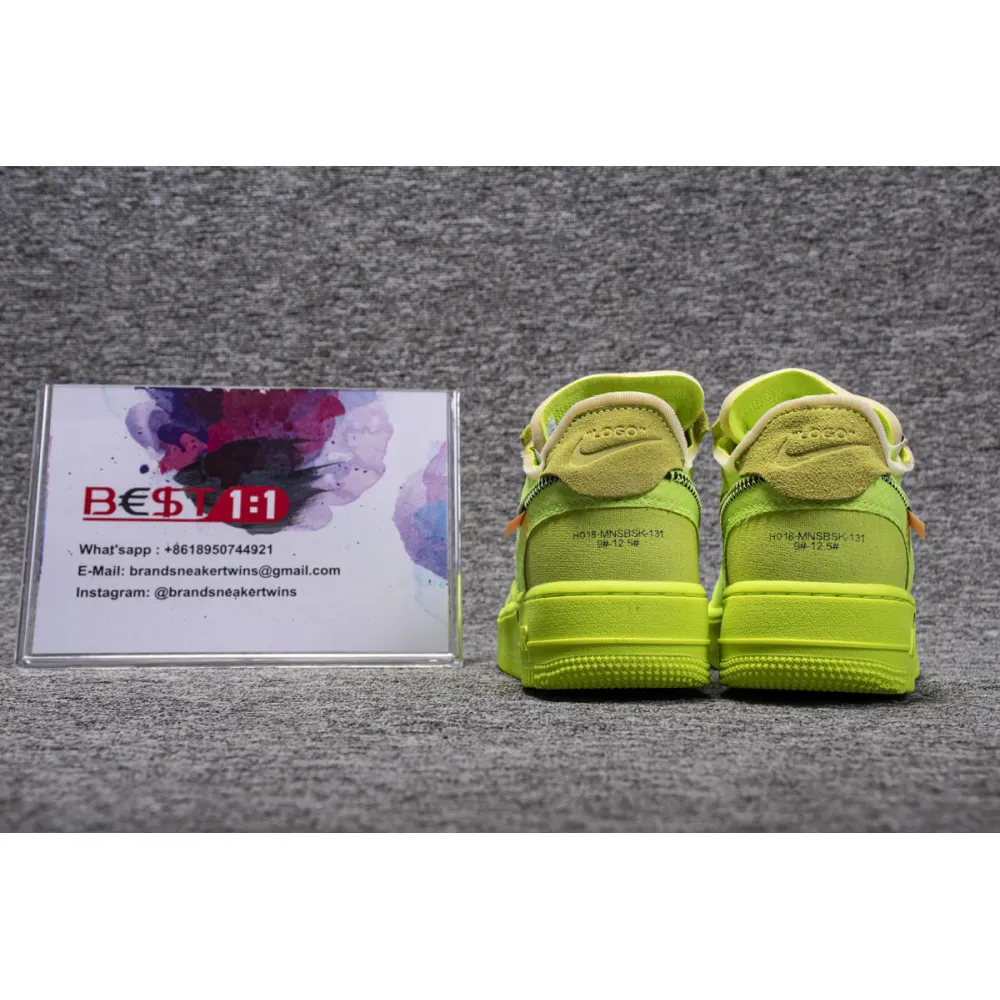 Bstsneaker- Air Force 1 Low Off-White Volt AO4606-700 