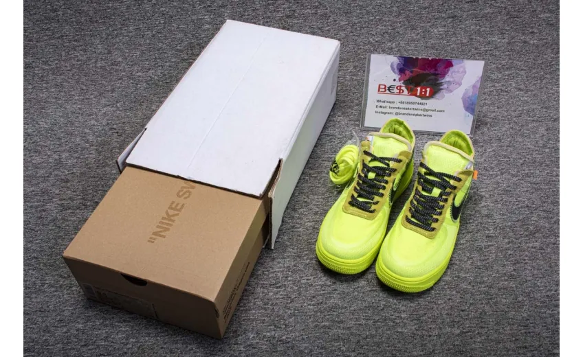 Bstsneaker- Air Force 1 Low Off-White Volt AO4606-700 