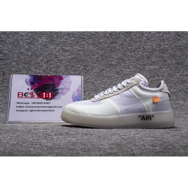  Air Force 1 Low Off-White White AO4606-100 
