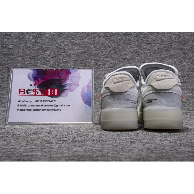  Air Force 1 Low Off-White White AO4606-100 