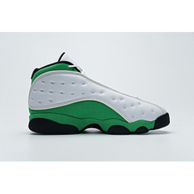 Top Quality Air Jordan 13 Retro White Lucky Green 414571-113 (UA Batch) 