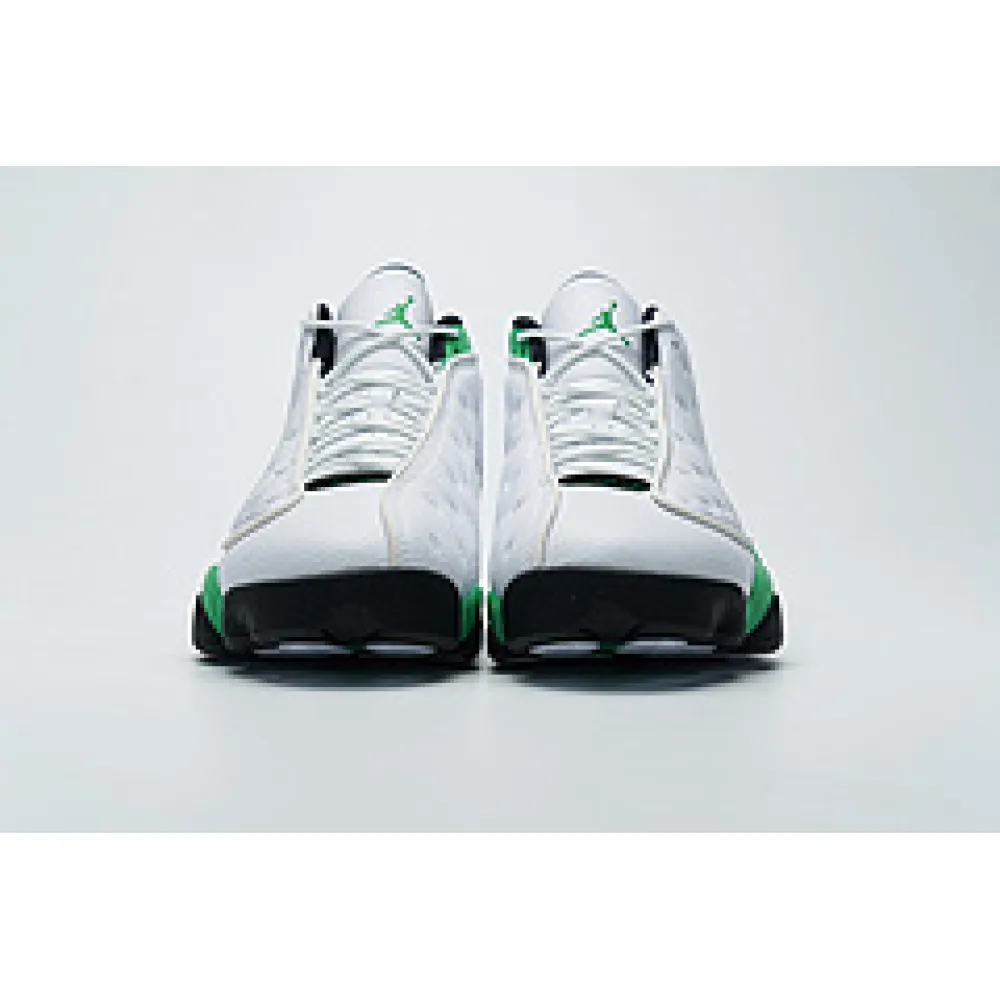Bstsneaker- Air Jordan 13 Retro White Lucky Green 414571-113  