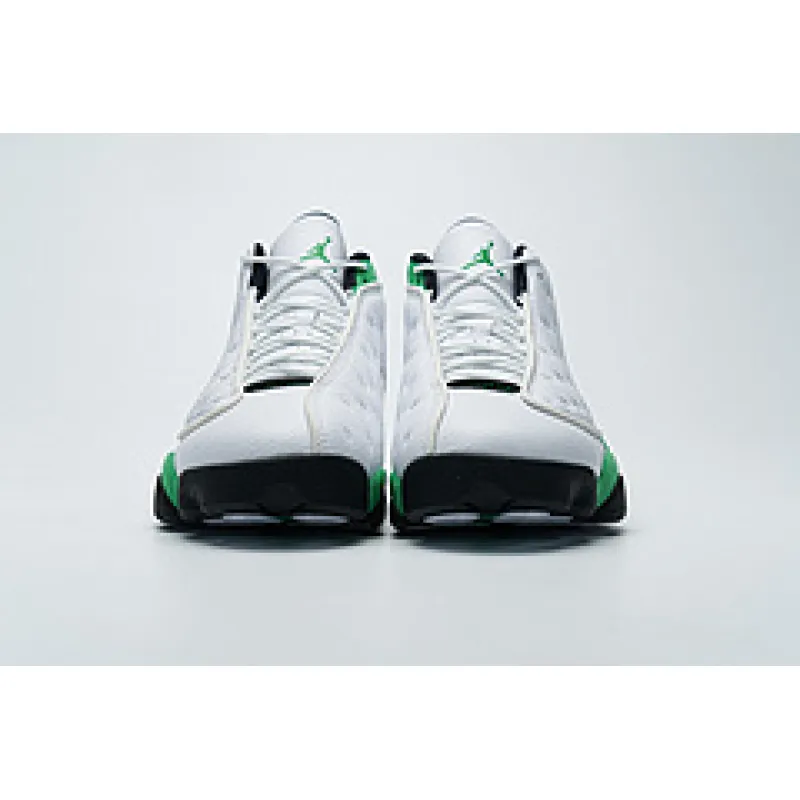 Bstsneaker- Air Jordan 13 Retro White Lucky Green 414571-113  