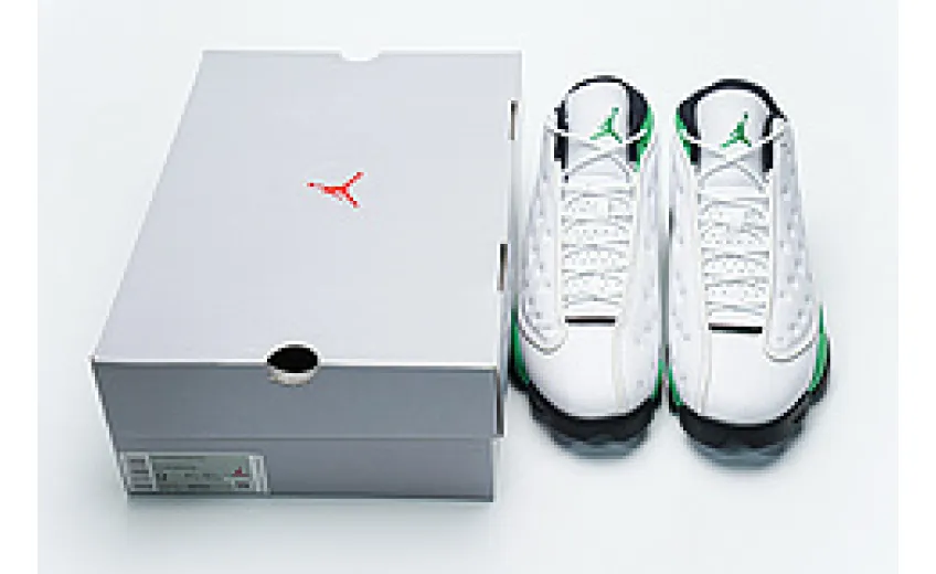Bstsneaker- Air Jordan 13 Retro White Lucky Green 414571-113  