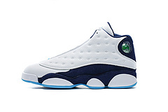 Bstsneaker- Air Jordan 13 Retro White Obsidian Powder Blue 414571-144  