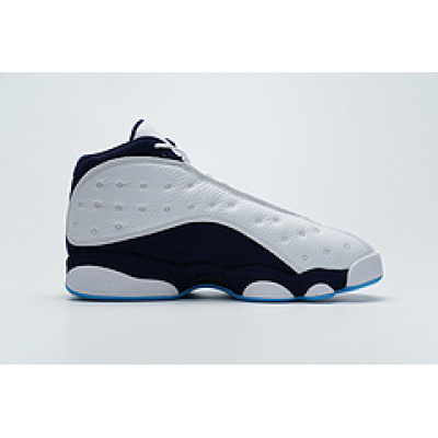 Bstsneaker- Air Jordan 13 Retro White Obsidian Powder Blue 414571-144   02