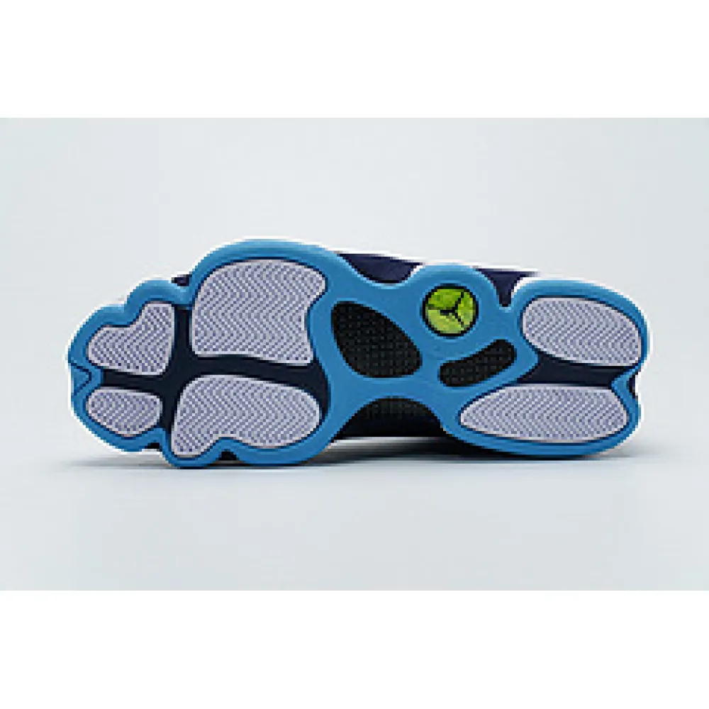 Bstsneaker- Air Jordan 13 Retro White Obsidian Powder Blue 414571-144  