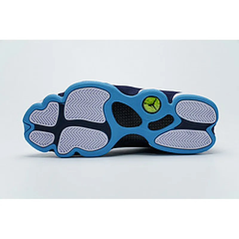 Bstsneaker- Air Jordan 13 Retro White Obsidian Powder Blue 414571-144  