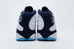Bstsneaker- Air Jordan 13 Retro White Obsidian Powder Blue 414571-144  