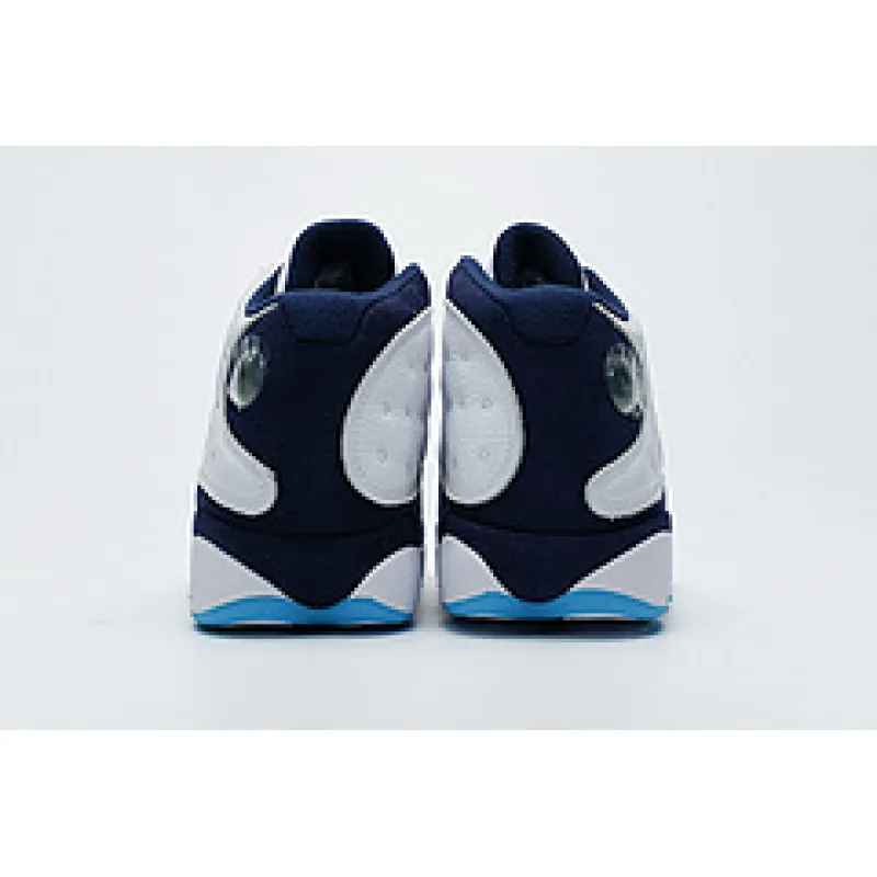 Bstsneaker- Air Jordan 13 Retro White Obsidian Powder Blue 414571-144  