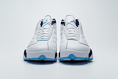 Bstsneaker- Air Jordan 13 Retro White Obsidian Powder Blue 414571-144  