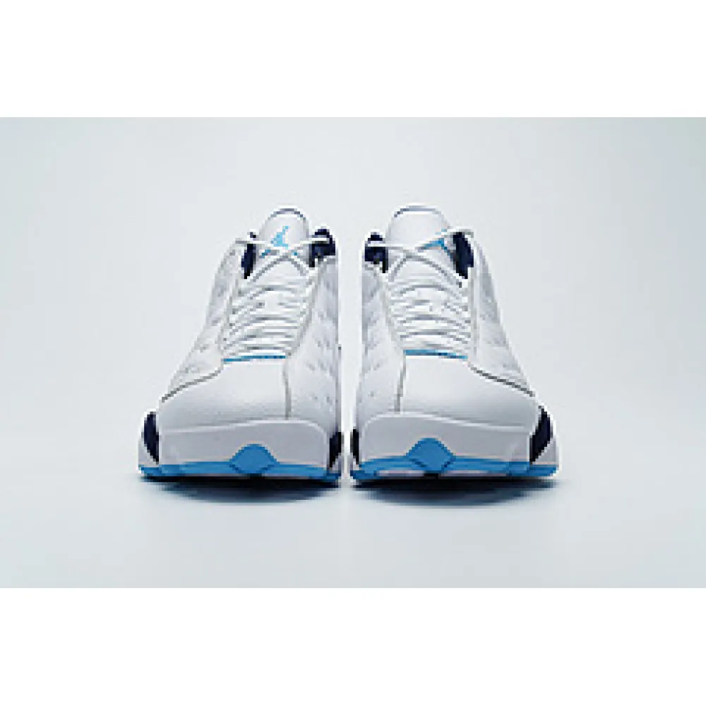 Bstsneaker- Air Jordan 13 Retro White Obsidian Powder Blue 414571-144  
