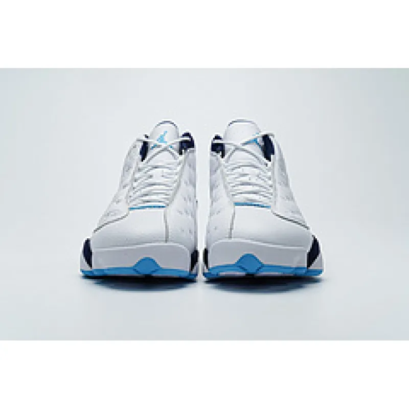 Bstsneaker- Air Jordan 13 Retro White Obsidian Powder Blue 414571-144  
