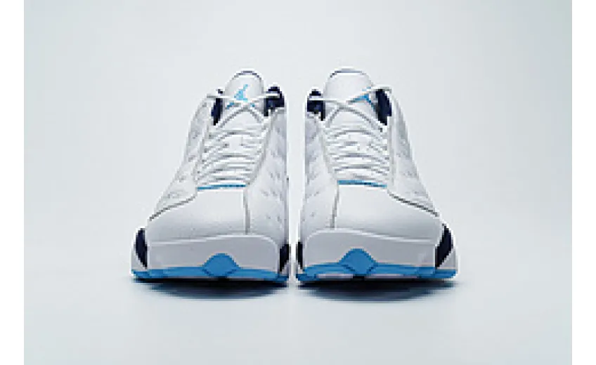 Bstsneaker- Air Jordan 13 Retro White Obsidian Powder Blue 414571-144  