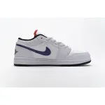 Bstsneaker- Air Jordan 1 Low White Multi-Color CW7009-100 
