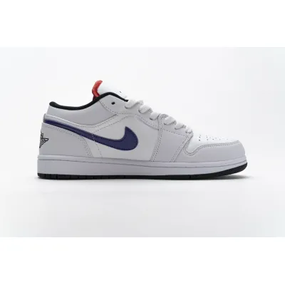  Air Jordan 1 Low White Multi-Color CW7009-100  02