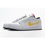 Bstsneaker- Air Jordan 1 Low White Multi-Color CW7009-100 